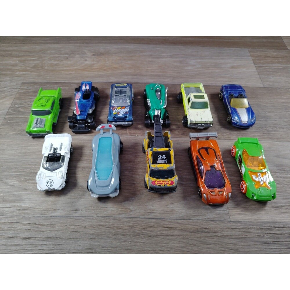 Lot Of 11 Hot Wheels Assorted 1:64 Cars Loose Years
